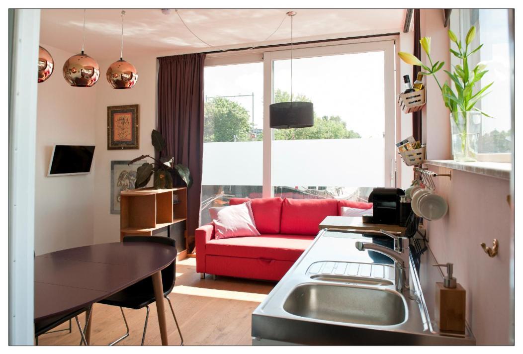 Private Guesthouse Bnb The Waterhouse Houseboat Amsterdam Ngoại thất bức ảnh
