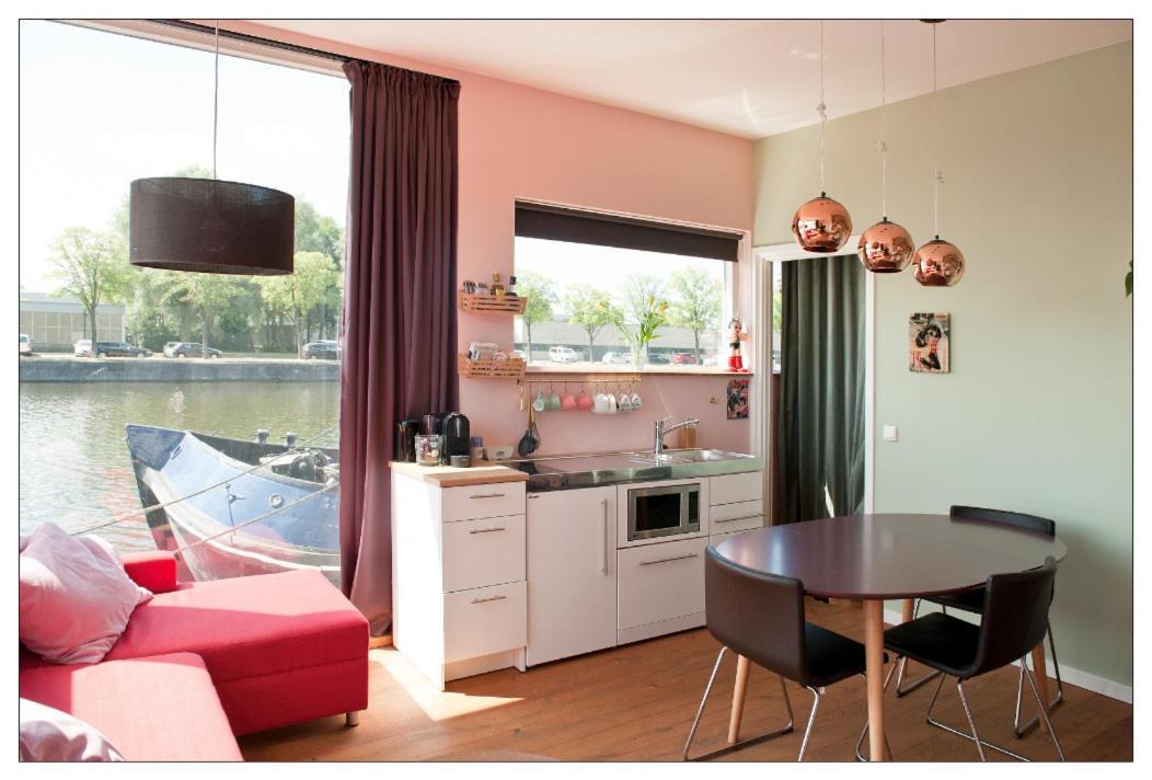 Private Guesthouse Bnb The Waterhouse Houseboat Amsterdam Ngoại thất bức ảnh